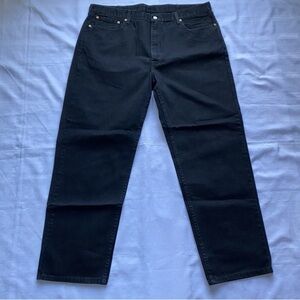 Levi's 550 Relaxed Fit Straight Leg Denim Jeans Y2K Black Men’s Size 42x32